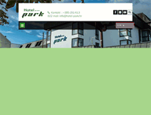 Tablet Screenshot of hotel-park.hr